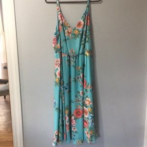 Flowy Floral Dress 1XL